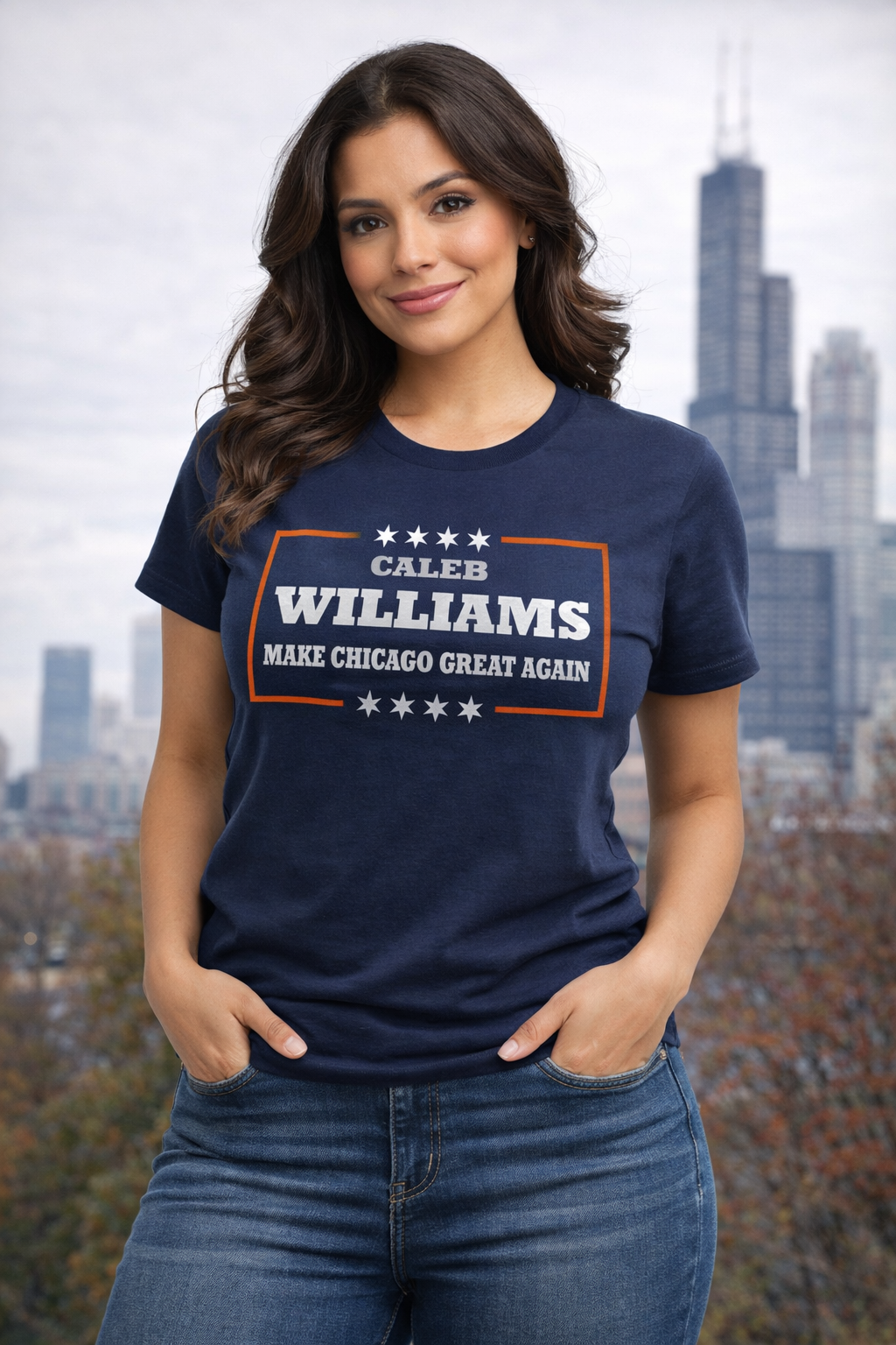 Caleb Williams “Make Chicago Great Again” Tee 🐻⬇️