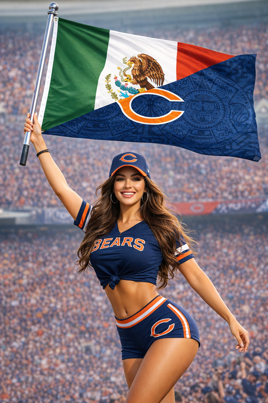 Chicago x México Unity Flag