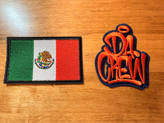 DA CREW X MEXICO PATCHES